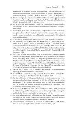 Image of the Page - 335 - in Universities in Imperial Austria, 1848–1918 - A Social History of a Multilingual Space