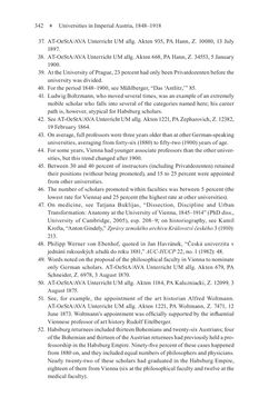 Bild der Seite - 342 - in Universities in Imperial Austria, 1848–1918 - A Social History of a Multilingual Space