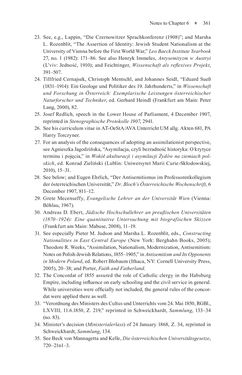 Bild der Seite - 361 - in Universities in Imperial Austria, 1848–1918 - A Social History of a Multilingual Space