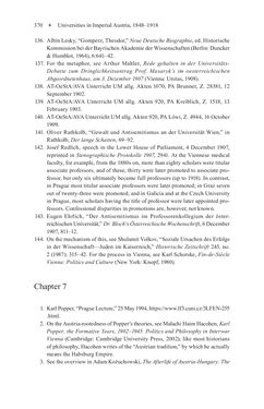 Image of the Page - 370 - in Universities in Imperial Austria, 1848–1918 - A Social History of a Multilingual Space