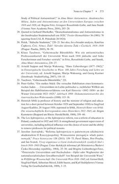 Image of the Page - 373 - in Universities in Imperial Austria, 1848–1918 - A Social History of a Multilingual Space