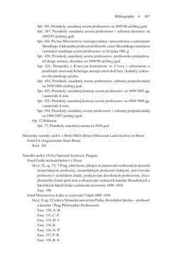 Image of the Page - 387 - in Universities in Imperial Austria, 1848–1918 - A Social History of a Multilingual Space