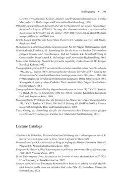 Image of the Page - 391 - in Universities in Imperial Austria, 1848–1918 - A Social History of a Multilingual Space