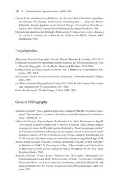 Bild der Seite - 392 - in Universities in Imperial Austria, 1848–1918 - A Social History of a Multilingual Space