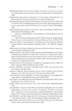 Bild der Seite - 393 - in Universities in Imperial Austria, 1848–1918 - A Social History of a Multilingual Space