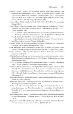 Bild der Seite - 399 - in Universities in Imperial Austria, 1848–1918 - A Social History of a Multilingual Space