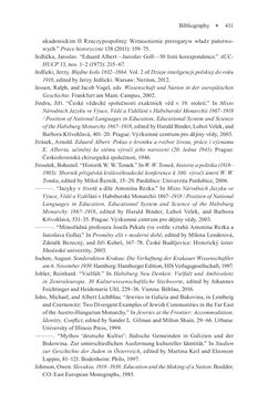 Image of the Page - 411 - in Universities in Imperial Austria, 1848–1918 - A Social History of a Multilingual Space