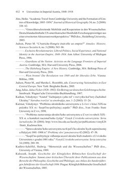 Image of the Page - 412 - in Universities in Imperial Austria, 1848–1918 - A Social History of a Multilingual Space