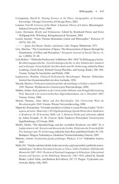 Image of the Page - 419 - in Universities in Imperial Austria, 1848–1918 - A Social History of a Multilingual Space