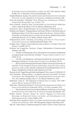 Image of the Page - 429 - in Universities in Imperial Austria, 1848–1918 - A Social History of a Multilingual Space