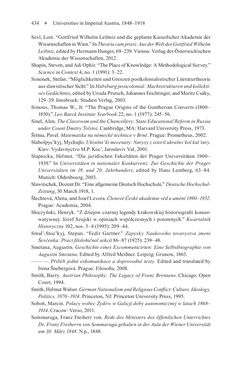 Image of the Page - 434 - in Universities in Imperial Austria, 1848–1918 - A Social History of a Multilingual Space