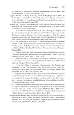 Image of the Page - 437 - in Universities in Imperial Austria, 1848–1918 - A Social History of a Multilingual Space