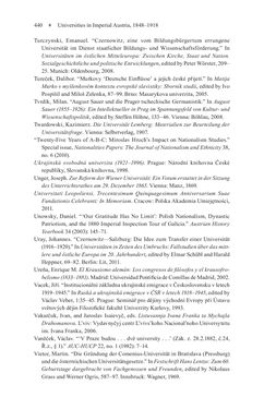 Bild der Seite - 440 - in Universities in Imperial Austria, 1848–1918 - A Social History of a Multilingual Space