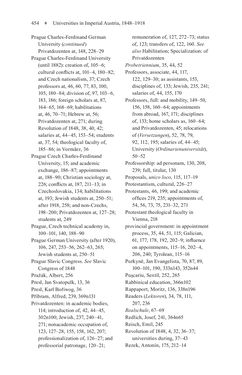 Image of the Page - 454 - in Universities in Imperial Austria, 1848–1918 - A Social History of a Multilingual Space