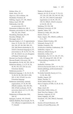 Image of the Page - 455 - in Universities in Imperial Austria, 1848–1918 - A Social History of a Multilingual Space