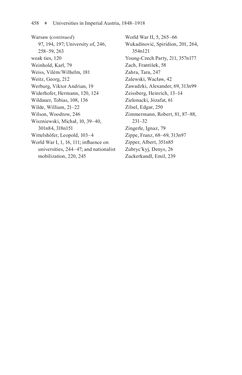 Bild der Seite - 458 - in Universities in Imperial Austria, 1848–1918 - A Social History of a Multilingual Space