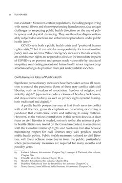 Bild der Seite - 20 - in VULNERABLE - The Law, Policy and Ethics of COVID-19