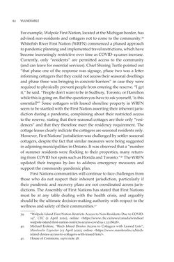 Bild der Seite - 62 - in VULNERABLE - The Law, Policy and Ethics of COVID-19