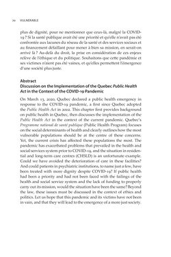 Bild der Seite - 70 - in VULNERABLE - The Law, Policy and Ethics of COVID-19
