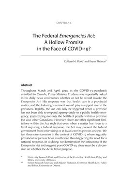 Bild der Seite - 105 - in VULNERABLE - The Law, Policy and Ethics of COVID-19