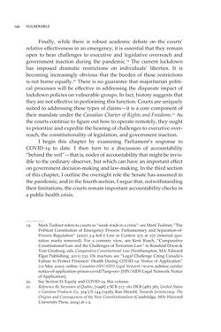 Image of the Page - 146 - in VULNERABLE - The Law, Policy and Ethics of COVID-19