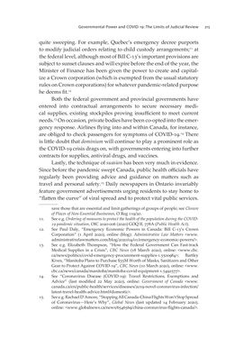 Bild der Seite - 215 - in VULNERABLE - The Law, Policy and Ethics of COVID-19