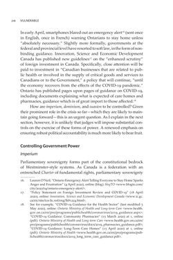 Bild der Seite - 216 - in VULNERABLE - The Law, Policy and Ethics of COVID-19