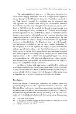 Bild der Seite - 221 - in VULNERABLE - The Law, Policy and Ethics of COVID-19