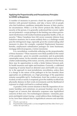 Image of the Page - 262 - in VULNERABLE - The Law, Policy and Ethics of COVID-19