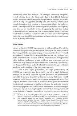 Image of the Page - 263 - in VULNERABLE - The Law, Policy and Ethics of COVID-19