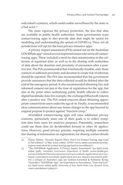 Image of the Page - 273 - in VULNERABLE - The Law, Policy and Ethics of COVID-19