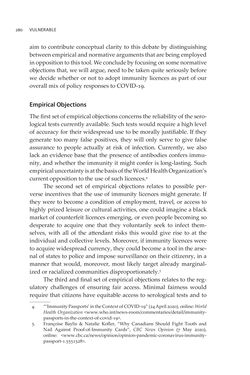 Image of the Page - 280 - in VULNERABLE - The Law, Policy and Ethics of COVID-19
