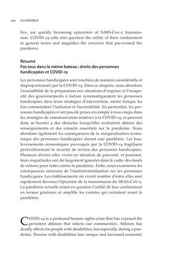 Bild der Seite - 420 - in VULNERABLE - The Law, Policy and Ethics of COVID-19