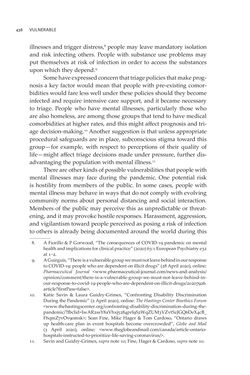 Image of the Page - 438 - in VULNERABLE - The Law, Policy and Ethics of COVID-19