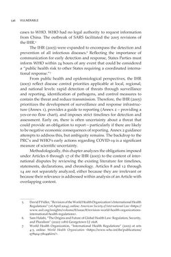 Image of the Page - 536 - in VULNERABLE - The Law, Policy and Ethics of COVID-19