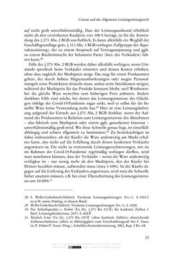 Image of the Page - 23 - in Vertragsrecht in der Coronakrise