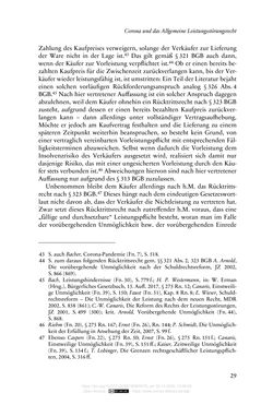 Image of the Page - 29 - in Vertragsrecht in der Coronakrise