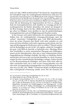 Image of the Page - 30 - in Vertragsrecht in der Coronakrise