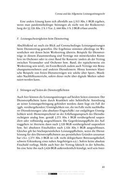 Image of the Page - 41 - in Vertragsrecht in der Coronakrise