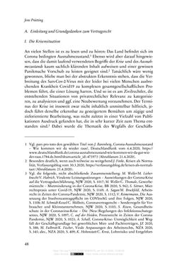 Image of the Page - 48 - in Vertragsrecht in der Coronakrise
