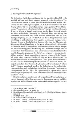 Image of the Page - 64 - in Vertragsrecht in der Coronakrise