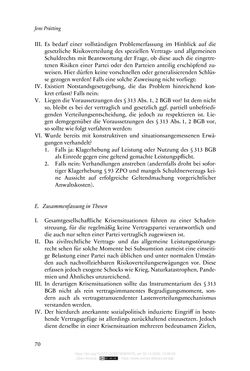 Image of the Page - 70 - in Vertragsrecht in der Coronakrise