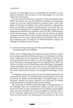 Image of the Page - 90 - in Vertragsrecht in der Coronakrise