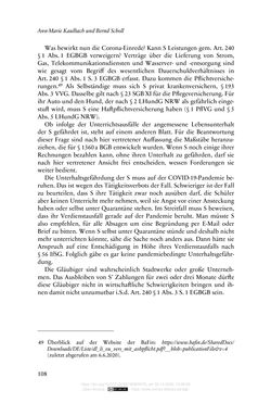 Image of the Page - 108 - in Vertragsrecht in der Coronakrise