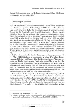 Image of the Page - 117 - in Vertragsrecht in der Coronakrise