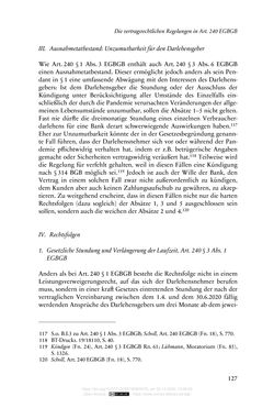 Image of the Page - 127 - in Vertragsrecht in der Coronakrise