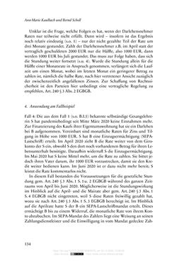 Image of the Page - 134 - in Vertragsrecht in der Coronakrise