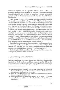 Image of the Page - 139 - in Vertragsrecht in der Coronakrise