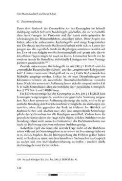 Image of the Page - 144 - in Vertragsrecht in der Coronakrise