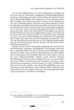 Image of the Page - 145 - in Vertragsrecht in der Coronakrise